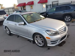 2012 Mercedes-Benz C-Class C 250 Sport with VIN WDDGF4HB4CR222881, listed as a IAAI auction lot 41783860 with 109,759 mi miles. Bid and sale history available at carsss.com. Image 1.