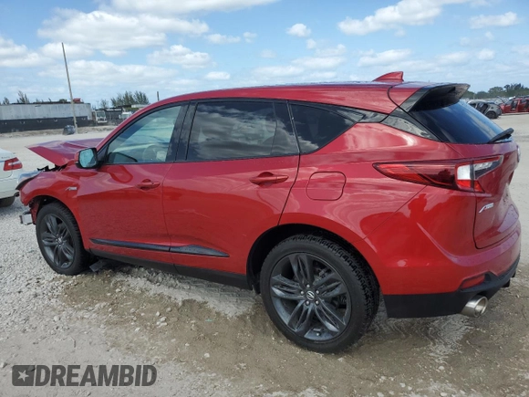 2022 Acura RDX w/A-Spec Package with VIN 5J8TC1H62NL002679, listed as a Copart auction lot 54648315 with 32,439 mi miles and Non repairable. Bid and sale history available at DreamBid. Image 2.