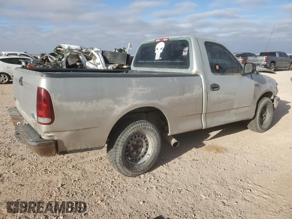 1997 Ford F-150 with VIN 1FTDF1725VKA56508, listed as a Copart auction lot 45729075 with 361,272 mi miles and Salvage title. Bid and sale history available at DreamBid. Image 3.