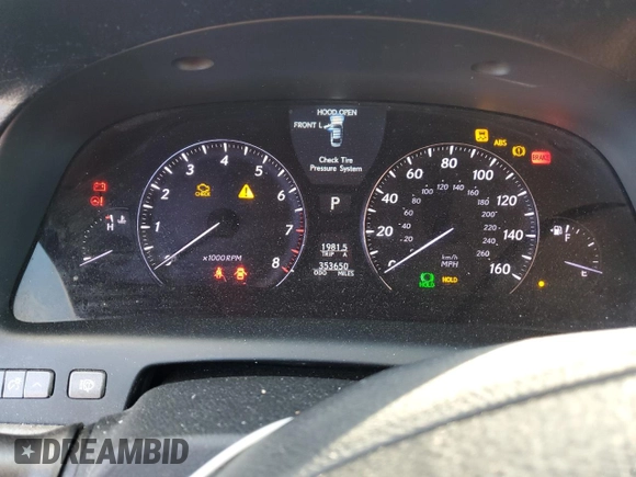 2007 Lexus LS 460 with VIN JTHBL46F975040494, listed as a Copart auction lot 41648735 with 353,650 mi miles and Clean Title. Bid and sale history available at DreamBid. Image 9.