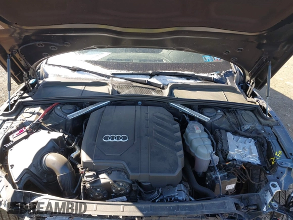 2021 Audi A5 Sportback S line Premium Plus with VIN WAUFACF52MA047877, listed as a IAAI auction lot 41643604 with 34,912 mi miles. Bid and sale history available at carsss.com. Image 10.