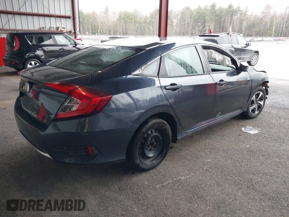 2019 Honda Civic Sedan LX with VIN 19XFC2F6XKE201052, listed as a IAAI auction lot 41961558 with 94,149 mi miles. Bid and sale history available at carsss.com. Image 4.