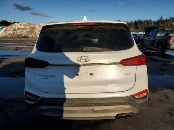 2020 Hyundai Santa Fe SEL with VIN 5NMS3CAD3LH224239, listed as a Copart auction lot 46476485 with 69,137 mi miles and Salvage Title. Bid and sale history available at carsss.com. Image 6.