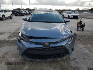 2022 Toyota Corolla LE with VIN 5YFEPMAE3NP366745, listed as a Copart auction lot 50605785 with 0 mi miles and Salvage Title. Bid and sale history available at carsss.com. Image 5.