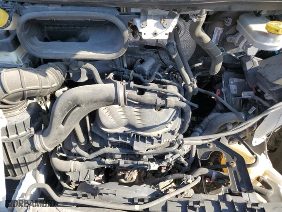 2017 Ram ProMaster Cargo Van with VIN 3C6TRVBG9HE542038, listed as a Copart auction lot 75204374 with 106,465 mi miles and Salvage Title. Bid and sale history available at carsss.com. Image 11.