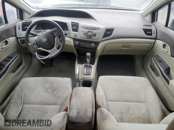 2012 Honda Civic LX с VIN 19XFB2F54CE079865, выставлен на аукционе Copart как лот 48490125 с пробегом 100 924 миль миль и Списание • Salvage title. История ставок и продаж доступна на DreamBid. Изображение 8.
