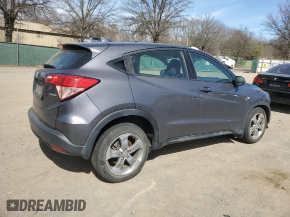 2017 Honda HR-V LX with VIN 3CZRU6H34HM708364, listed as a Copart auction lot 49602205 with 42,117 mi miles and Salvage Title. Bid and sale history available at carsss.com. Image 3.