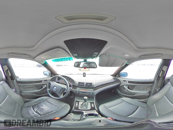 2003 BMW 3 Series 325xi with VIN WBAEU33413PM53580, listed as a Copart auction lot 51225355 with 193,302 mi miles and Salvage Title. Bid and sale history available at carsss.com. Image 13.