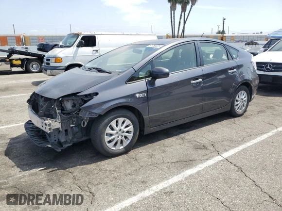2012 Toyota Prius with VIN JTDKN3DP4C3006468, listed as a Copart auction lot 61758325 with 124,796 mi miles and Salvage title. Bid and sale history available at DreamBid. Image 1.
