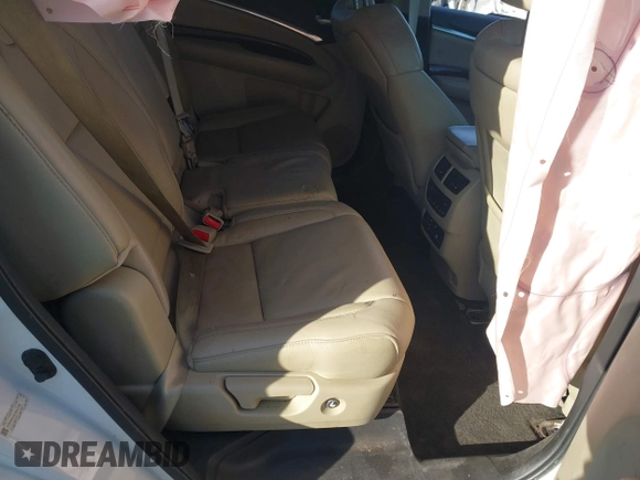 2014 Acura MDX Advance with VIN 5FRYD4H8XEB043793, listed as a IAAI auction lot 41092262 with 140,792 mi miles and . Bid and sale history available at carsss.com. Image 8.