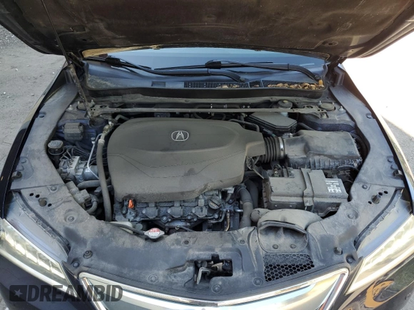 2015 Acura TLX Advance with VIN 19UUB2F78FA014129, listed as a Copart auction lot 57463945 with 85,807 mi miles and Salvage title. Bid and sale history available at DreamBid. Image 11.