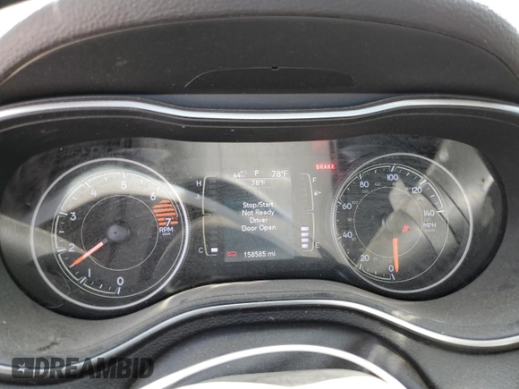 2019 Jeep Cherokee Latitude Plus with VIN 1C4PJLLB9KD226110, listed as a Copart auction lot 56486085 with 158,585 mi miles and Salvage title. Bid and sale history available at DreamBid. Image 10.