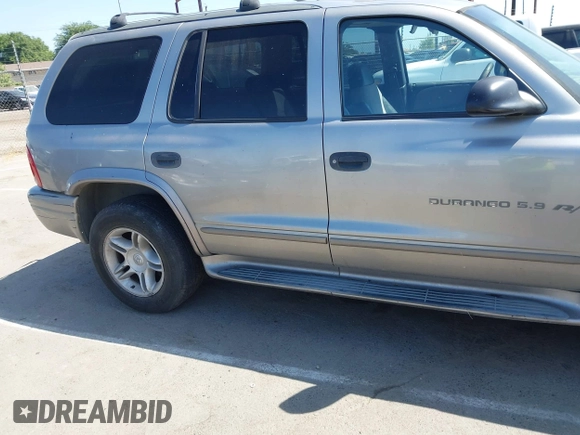 2000 Dodge Durango with VIN 1B4HS28Z0YF244622, listed as a IAAI auction lot 42383817 with 216,543 mi miles and . Bid and sale history available at DreamBid. Image 16.