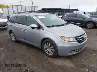 2016 Honda Odyssey EX-L z VIN 5FNRL5H65GB036542, wystawiony jako IAAI lot #42376101 z przebiegiem 107 089 mil mil oraz . Historia ofert i sprzedaży dostępna na DreamBid. Obrazek 1.