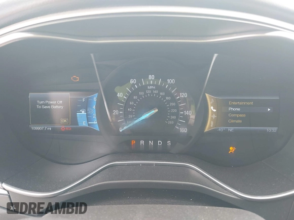2014 Ford Fusion SE with VIN 3FA6P0HD9ER128392, listed as a IAAI auction lot 41893300 with 109,907 mi miles and . Bid and sale history available at DreamBid. Image 7.