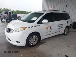 2012 Toyota Sienna XLE AAS with VIN 5TDYK3DC6CS228816, listed as a IAAI auction lot 42483715 with 206,925 mi miles and . Bid and sale history available at DreamBid. Image 2.