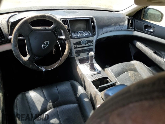 2008 Infiniti G35 with VIN JNKBV61E88M206032, listed as a Copart auction lot 72612354 with Not Provided miles and Clean Title. Bid and sale history available at DreamBid. Image 8.