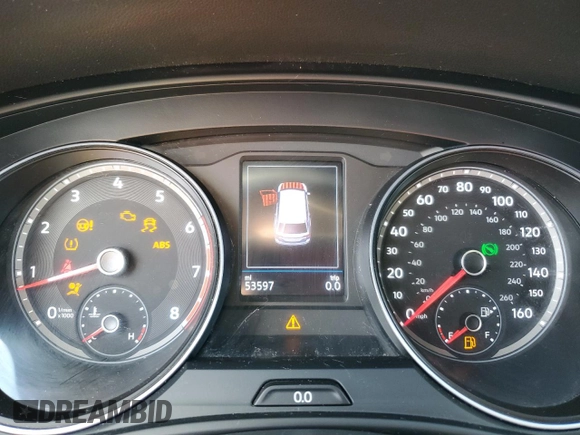 2021 Volkswagen Atlas SE with VIN 1V2HE2CAXMC204778, listed as a Copart auction lot 74906404 with 53,597 mi miles and Salvage title. Bid and sale history available at DreamBid. Image 9.