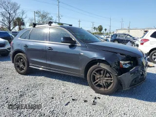 2014 Audi Q5 Premium Plus with VIN WA1DGAFP3EA105991, listed as a Copart auction lot 44204945 with 115,102 mi miles and Salvage Title. Bid and sale history available at carsss.com. Image 4.