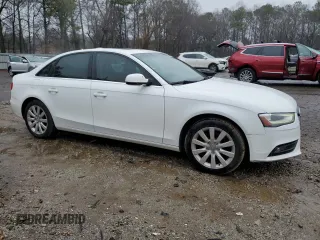 2013 Audi A4 Premium with VIN WAUAFAFL2DA059137, listed as a Copart auction lot 41964395 with 137,419 mi miles and Salvage Title. Bid and sale history available at carsss.com. Image 4.