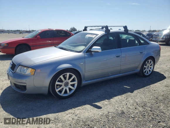 2003 Audi RS 6 with VIN WUAPV54B63N905751, listed as a Copart auction lot 55178165 with 147,535 mi miles and Clean Title. Bid and sale history available at carsss.com. Image 1.
