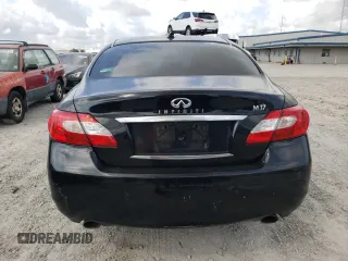 2013 Infiniti M with VIN JN1BY1AP8DM510147, listed as a Copart auction lot 58264055 with Not provided miles and Salvage title. Bid and sale history available at DreamBid. Image 6.