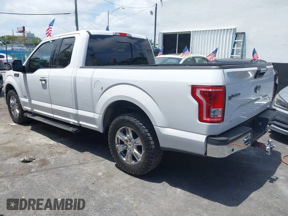2017 Ford F-150 XL with VIN 1FTEX1CP7HKC79608, listed as a IAAI auction lot 42092797 with 139,435 mi miles. Bid and sale history available at carsss.com. Image 3.