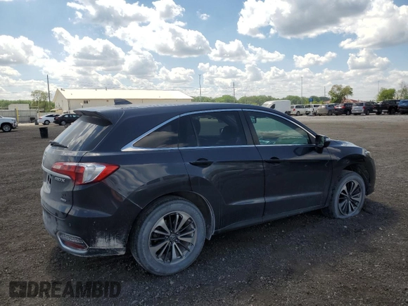 2016 Acura RDX Advance with VIN 5J8TB4H79GL003232, listed as a Copart auction lot 55590015 with 69,385 mi miles and Salvage title. Bid and sale history available at DreamBid. Image 3.