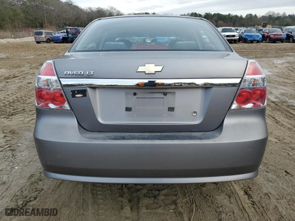 2009 Chevrolet Aveo LT w/2LT with VIN KL1TG56E29B395364, listed as a Copart auction lot 85162004 with 166,094 mi miles and Salvage Title. Bid and sale history available at carsss.com. Image 6.