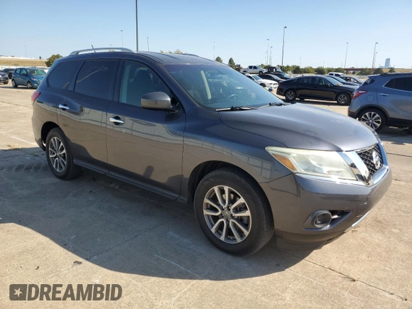 2014 Nissan Pathfinder S z VIN 5N1AR2MN4EC661222, wystawiony jako Copart lot #76400724 z przebiegiem 114 269 mil mil oraz Szkoda całkowita • Salvage title. Historia ofert i sprzedaży dostępna na DreamBid. Obrazek 4.