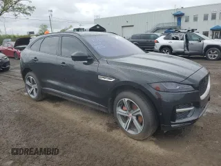 2017 Jaguar F-Pace 35t R-Sport with VIN SADCL2BV5HA051397, listed as a Copart auction lot 58474195 with 139,756 mi miles and Clean title. Bid and sale history available at DreamBid. Image 4.