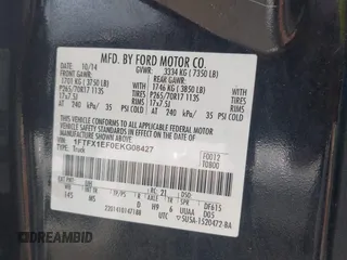 2014 Ford F-150 XL with VIN 1FTFX1EF0EKG08427, listed as a IAAI auction lot 42127077 with 203,377 mi miles. Bid and sale history available at carsss.com. Image 9.