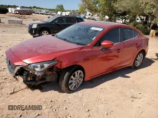 2015 Mazda 3 i Grand Touring with VIN 3MZBM1W72FM234683, listed as a Copart auction lot 74751414 with 125,488 mi miles and Salvage title. Bid and sale history available at DreamBid. Image 1.