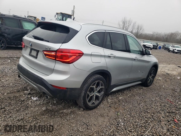 2018 BMW X1 xDrive28i with VIN WBXHT3C36J5F90135, listed as a Copart auction lot 43766955 with 76,530 mi miles and Salvage Title. Bid and sale history available at carsss.com. Image 3.