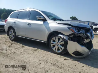 2018 Nissan Pathfinder SL with VIN 5N1DR2MN2JC638240, listed as a Copart auction lot 61828275 with 131,216 mi miles and Salvage title. Bid and sale history available at DreamBid. Image 4.