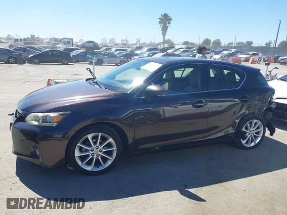 2012 Lexus CT 200h with VIN JTHKD5BH9C2062310, listed as a IAAI auction lot 42632695 with 144,451 mi miles and . Bid and sale history available at DreamBid. Image 14.