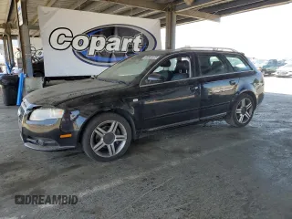 2008 Audi A4 2.0T with VIN WAUKF78E58A020795, listed as a Copart auction lot 63881075 with 165,400 mi miles and Clean title. Bid and sale history available at DreamBid. Image 1.