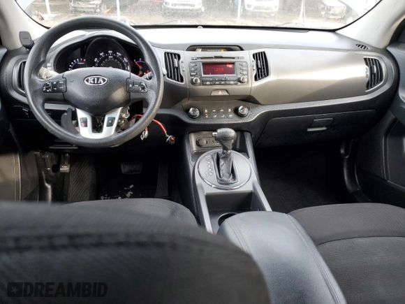 2012 Kia Sportage LX with VIN KNDPB3A23C7285234, listed as a Copart auction lot 46027815 with 155,620 mi miles and Salvage Title. Bid and sale history available at carsss.com. Image 8.