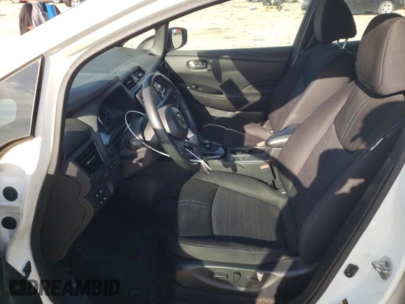 2021 Nissan LEAF SV Plus with VIN 1N4BZ1CV2MC554727, listed as a Copart auction lot 49440675 with 75,783 mi miles and Salvage title. Bid and sale history available at DreamBid. Image 7.