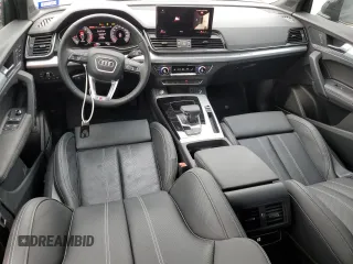 2024 Audi Q5 S line Premium Plus with VIN WA1EAAFY3R2100028, listed as a Copart auction lot 44045955 with 7,885 mi miles and Salvage Title. Bid and sale history available at carsss.com. Image 8.