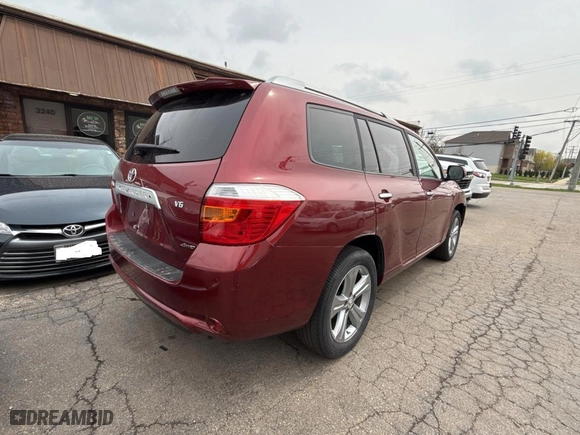 2008 Toyota Highlander Limited with VIN JTEES42A682001789, listed as a Copart auction lot 54091255 with 95,660 mi miles and Clean Title. Bid and sale history available at carsss.com. Image 4.
