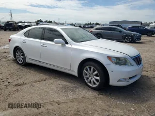 2007 Lexus LS 460 with VIN JTHBL46F675022583, listed as a Copart auction lot 56271485 with 256,234 mi miles and Clean Title. Bid and sale history available at DreamBid. Image 4.