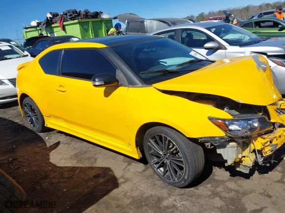 2012 Scion tC with VIN JTKJF5C71C3026580, listed as a IAAI auction lot 41691882 with 216,841 mi miles. Bid and sale history available at carsss.com. Image 13.