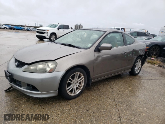 2005 Acura RSX with VIN JH4DC54855S010233, listed as a Copart auction lot 69376364 with 133,413 mi miles and Salvage Title. Bid and sale history available at carsss.com. Image 1.