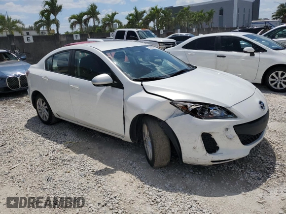 2012 Mazda 3 i Touring with VIN JM1BL1V70C1616288, listed as a Copart auction lot 51866365 with 152,595 mi miles and Salvage Title. Bid and sale history available at carsss.com. Image 4.