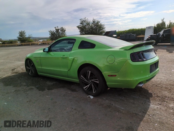 2013 Ford Mustang GT with VIN 1ZVBP8CF7D5264275, listed as a Copart auction lot 59136705 with 110,088 mi miles and Salvage title. Bid and sale history available at DreamBid. Image 2.