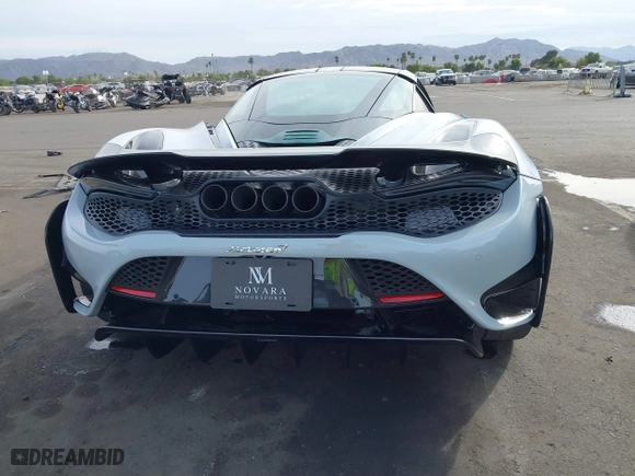 2021 McLaren 765LT with VIN SBM14RCA3MW765344, listed as a IAAI auction lot 40934179 with 10,900 mi miles. Bid and sale history available at carsss.com. Image 17.
