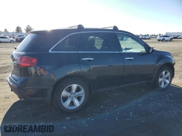 2010 Acura MDX with VIN 2HNYD2H29AH502540, listed as a Copart auction lot 48073355 with 185,389 mi miles and Salvage Title. Bid and sale history available at carsss.com. Image 3.