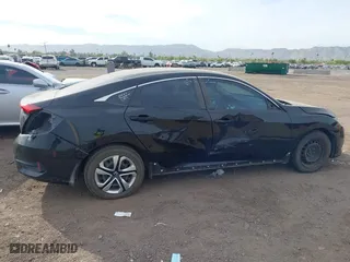2017 Honda Civic Sedan LX with VIN 19XFC2F53HE055853, listed as a IAAI auction lot 41906645 with 186,109 mi miles. Bid and sale history available at carsss.com. Image 6.