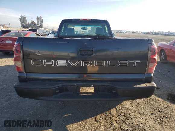 2005 Chevrolet Silverado 1500 LS with VIN 1GCEC14T45E264467, listed as a Copart auction lot 43875115 with 47,202 mi miles and Clean Title. Bid and sale history available at carsss.com. Image 6.